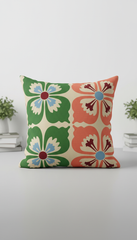 Tivaevae-patterned decorative cushion