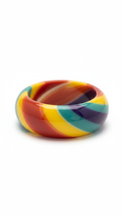 Papaya Punch Resin Bangle